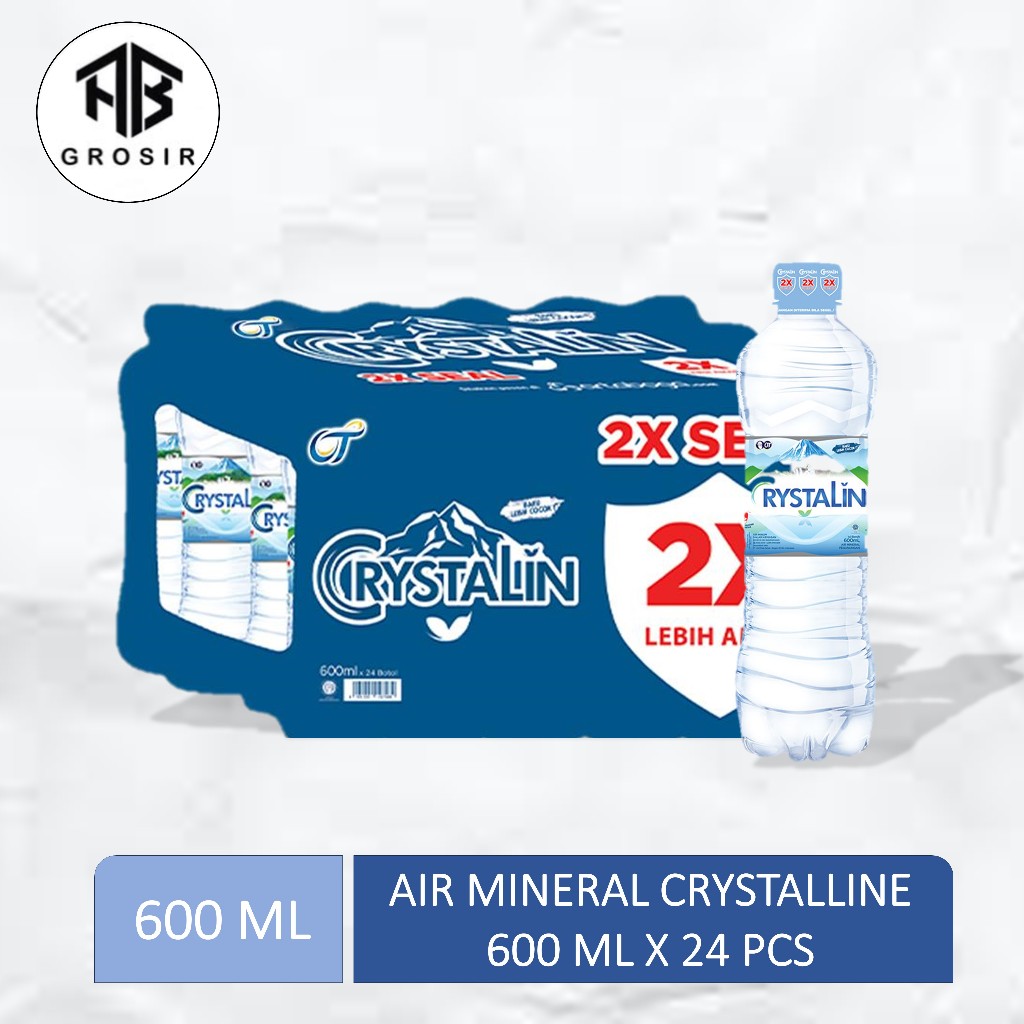 

Crystalline 600ml x 24 pcs (1 dus) kemasan dus karton