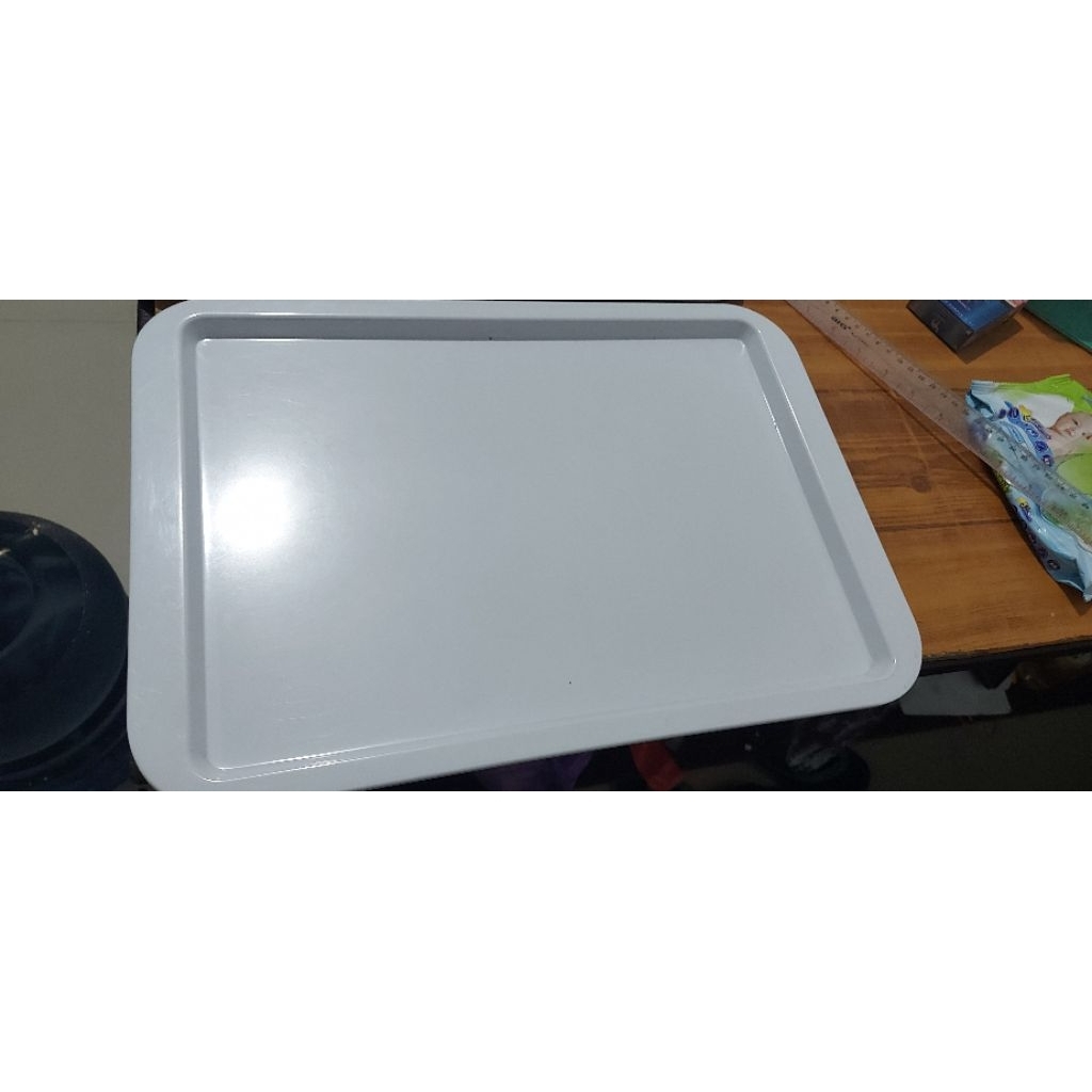 Nampan Putih Kotak - Baki Melamin - Nampan Melamin