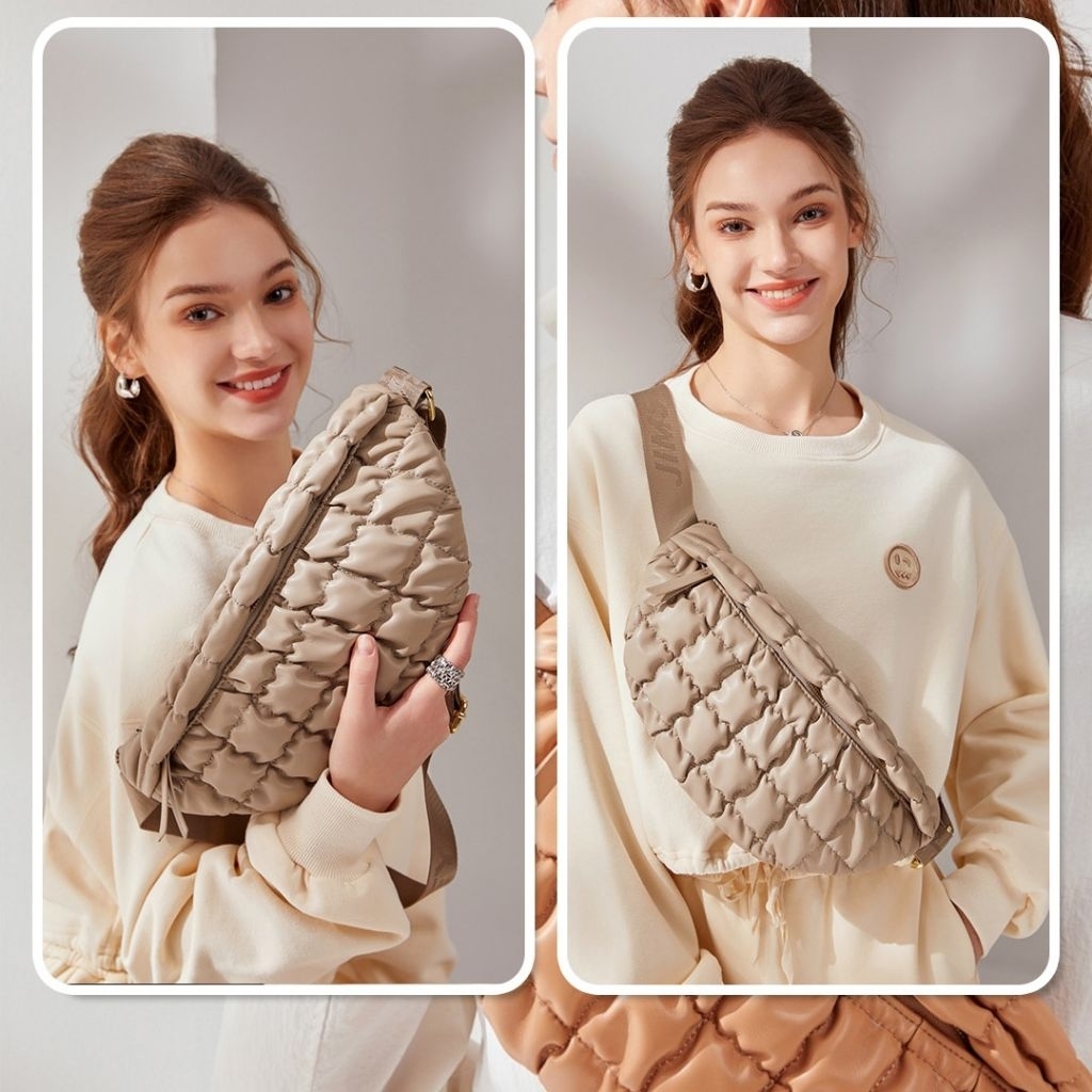 JIMS HONEY CORLA WAIST BAG TAS DADA SELEMPANG WANITA SLINGBAG CEWEK PUFFYBAG