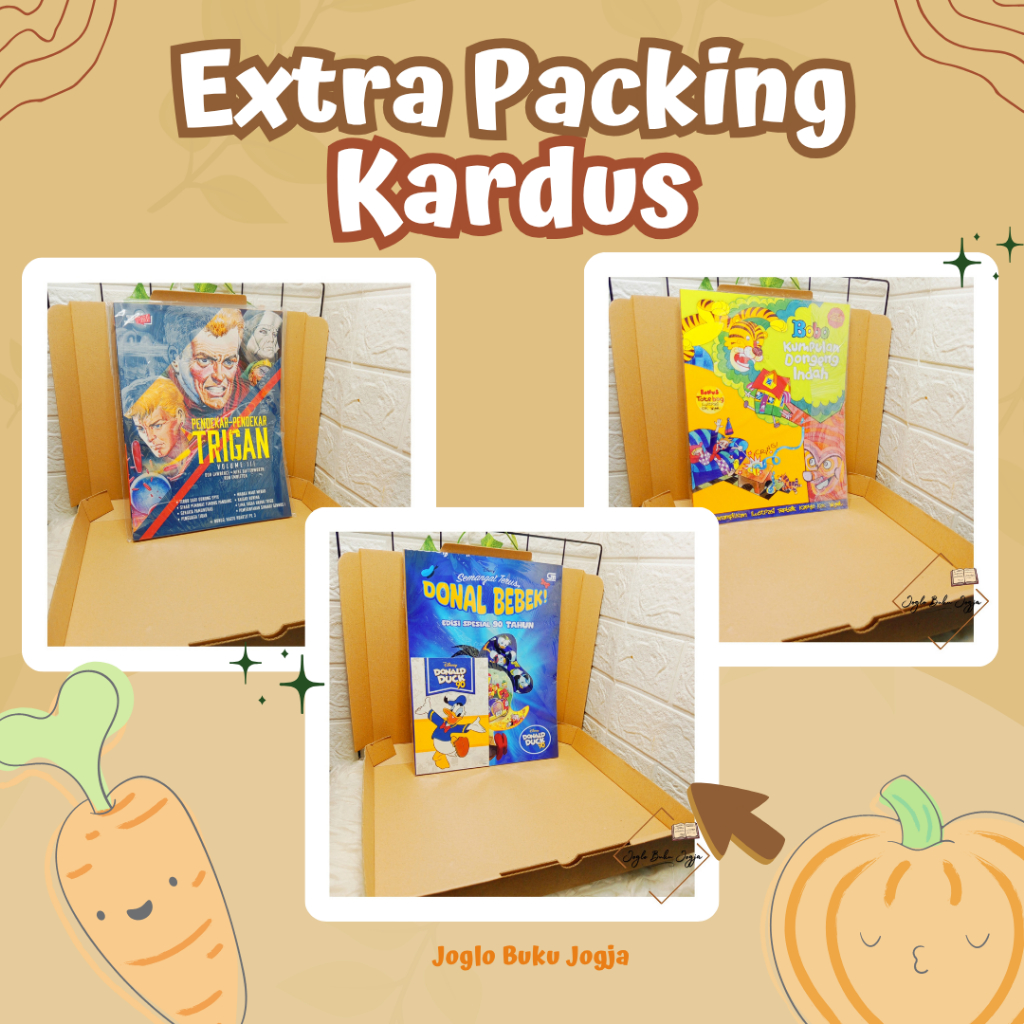

[EXTRA PACKING] Kardus Tambahan untuk Packing Semakin Aman di Joglo Buku Jogja