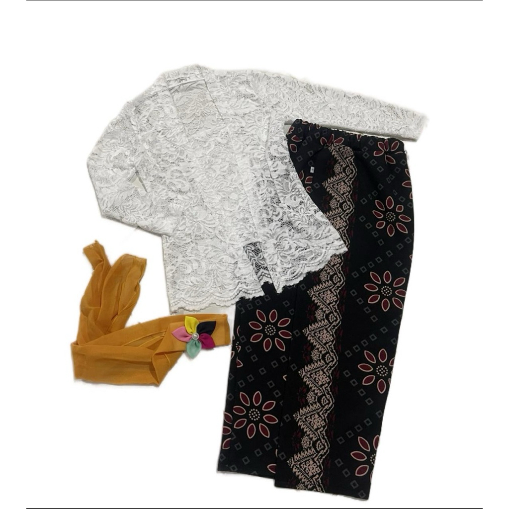 KEBAYA ANAK BALI MODERN LENGAN PANJANG USIA 4-11 TAHUN