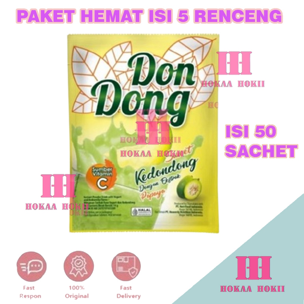 

Nutrisari Don Dong Minuman Serbuk Kedondong Sumber Vit C 5 Renceng Isi 50 sachet