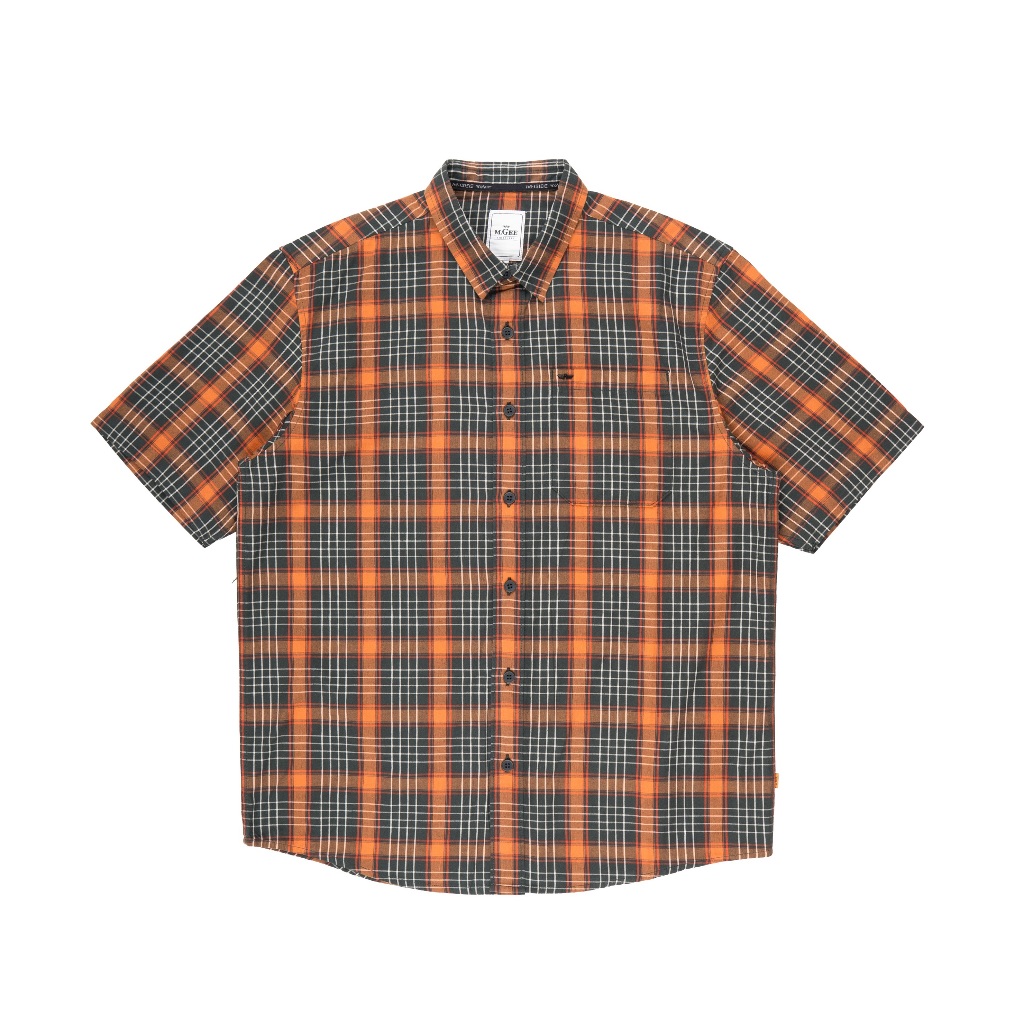 Kemeja Original MGEE - Kemeja Kasual Lengan Pendek Pria Original MGEE Alto CKKR 172 Green