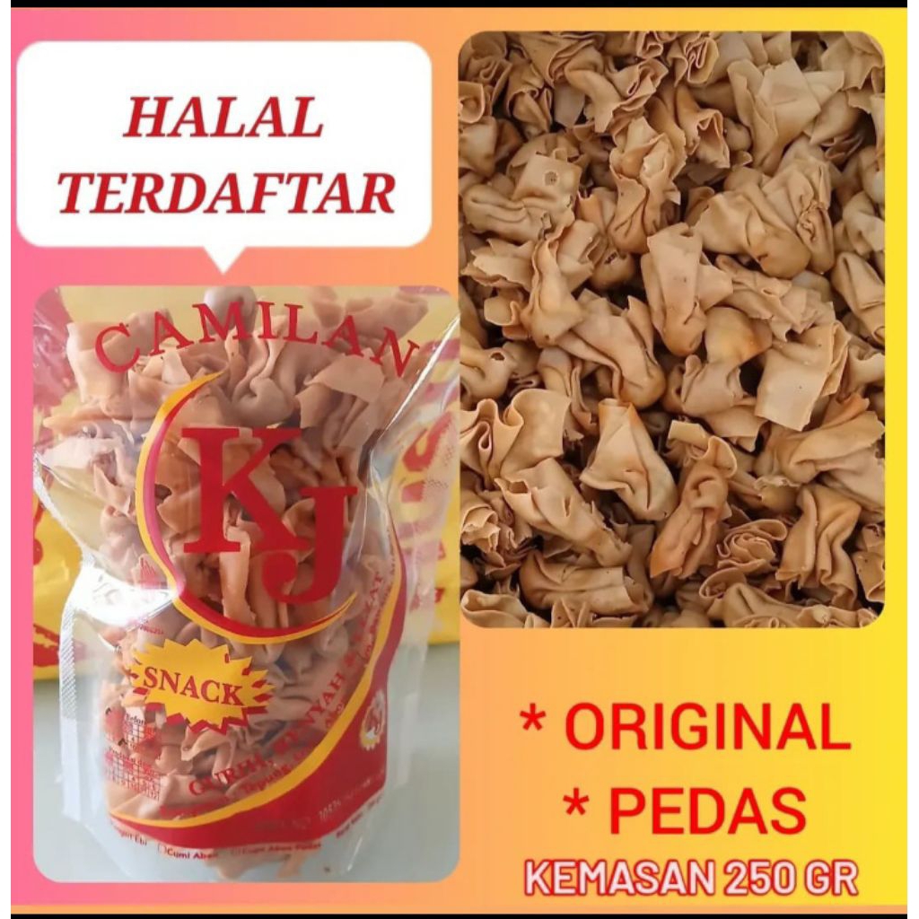 

Camilan Gurih Pangsit isi Abon 250gr