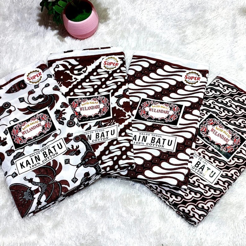 COD PAKET 5 PCS KAIN PANJANG, KAIN JARIK PANJANG, KAIN SAMPING TAPIH BATIK JAWA WARNA PUTIH