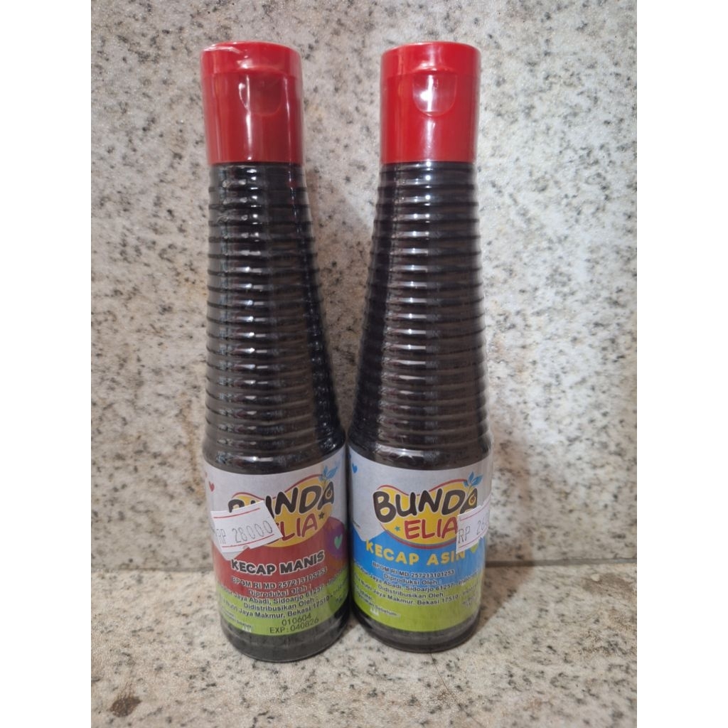 

Kecap manis/bumbu bunda elia 140ml