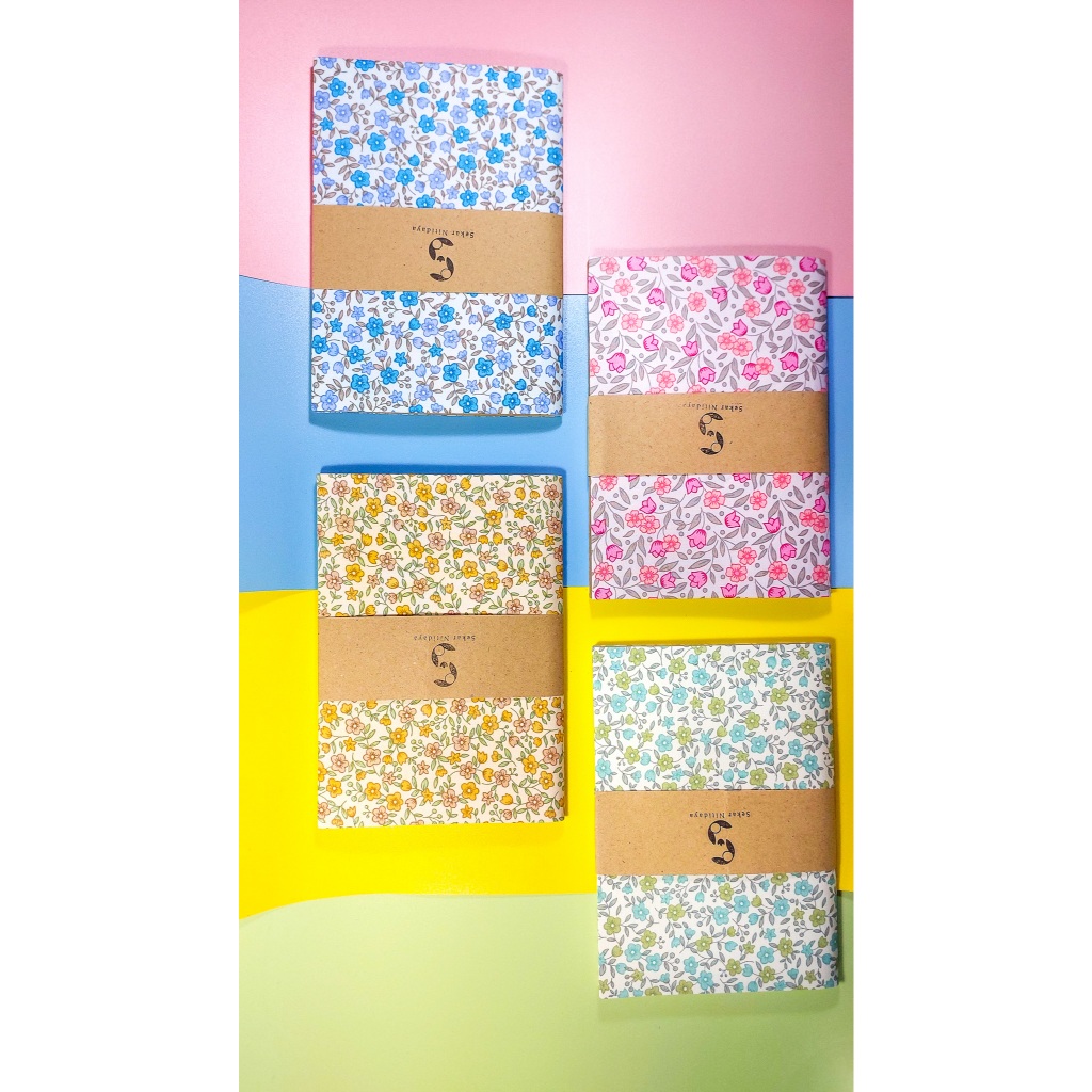 

SND - Jurnal A5 set bunga Aster kecil