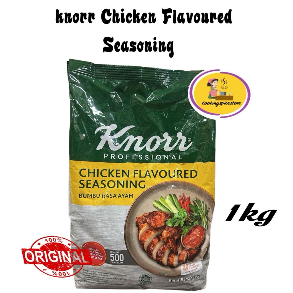 

Knorr Chicken Seasoning 1kg – Bumbu Kaldu Rasa Ayam Bubuk Original BPOM Unilever