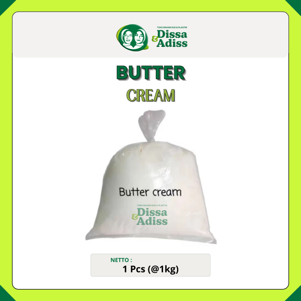 

Butter Cream Krim Kue Cake Krim Putih Vanilla Instan Siap Pakai Repack Kiloan Timbangan 250 Gram 500 Gram 1 Kg Original - Tobaqdissa