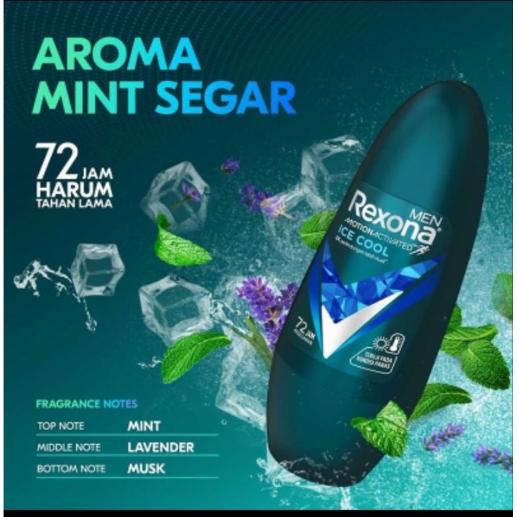 rexona roll men ice cool 45ml deodorant