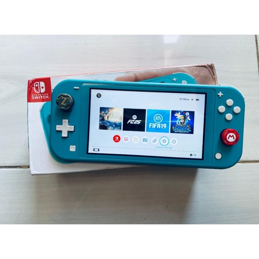Nintendo Switch Lite CFW 128 GB Fullset Bagus
