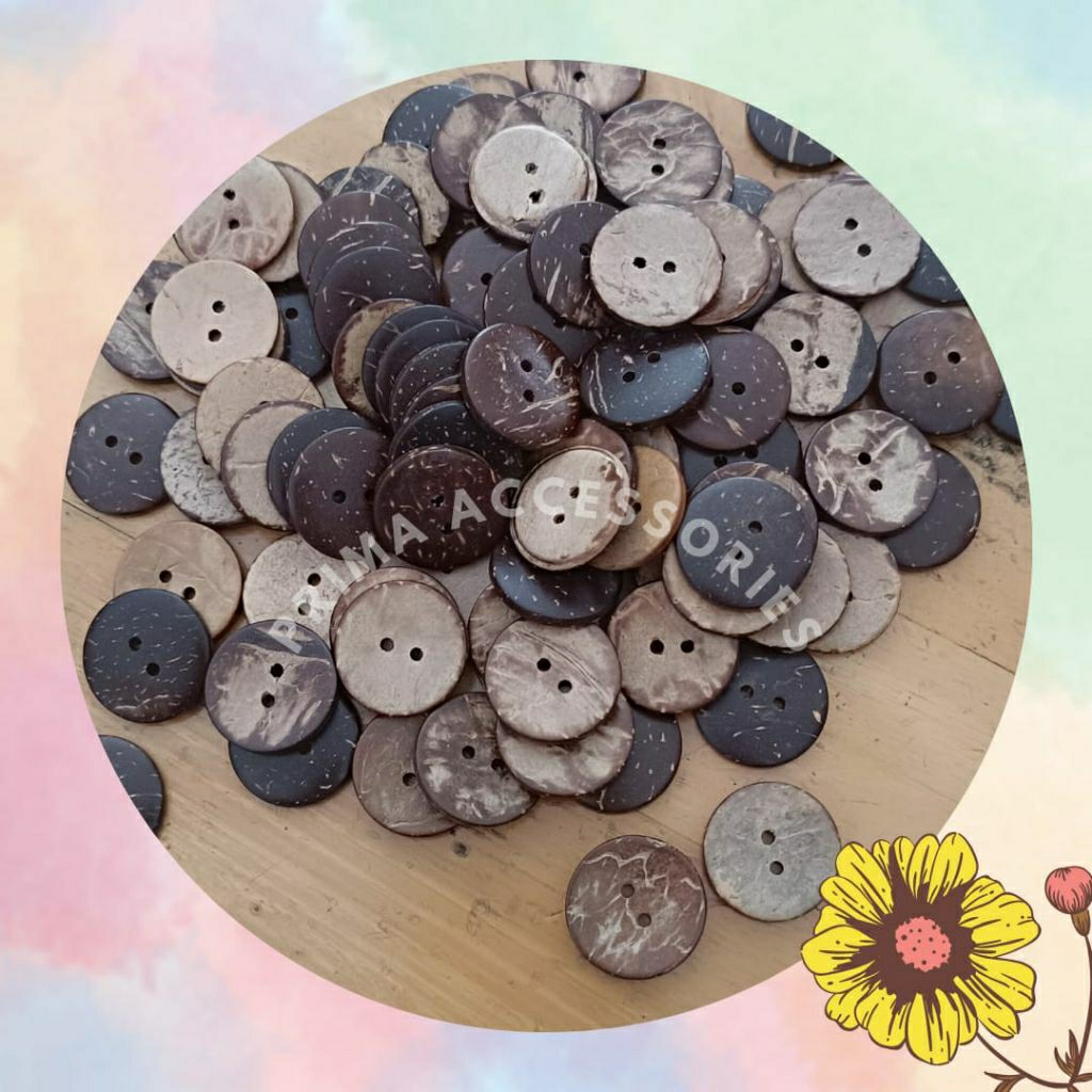 Kancing Batok 100 pcs  | 24 L | 32 L | 100 pcs