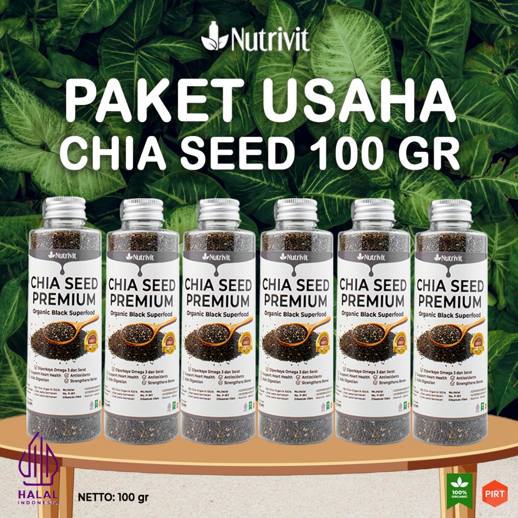

Nutrivit Paket Hemat Chiaseed Premium 6pcs 100gr