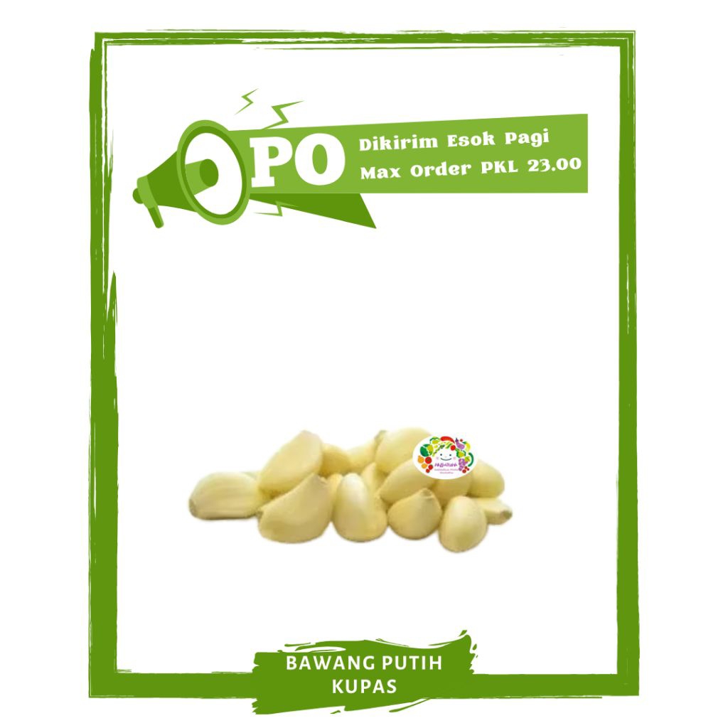 

Bawang Putih Kupas Kating / Sayur Sayuran Segar PO Mallahrizwa