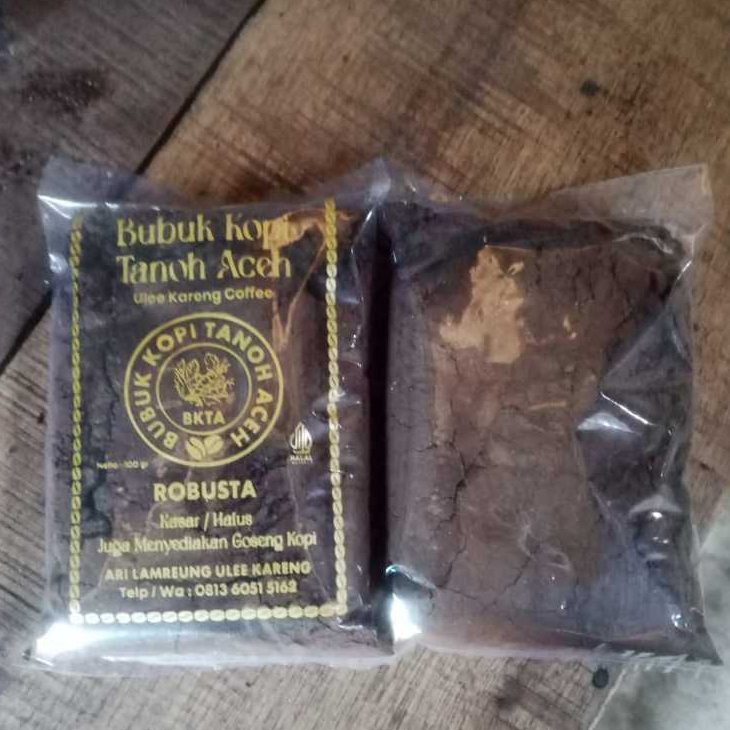 

Bubuk Kopi Ulee Kareng Merek Tanoh Aceh Robusta Cocok untuk Usaha Warung Kopi dan cocok seduh di Rumah