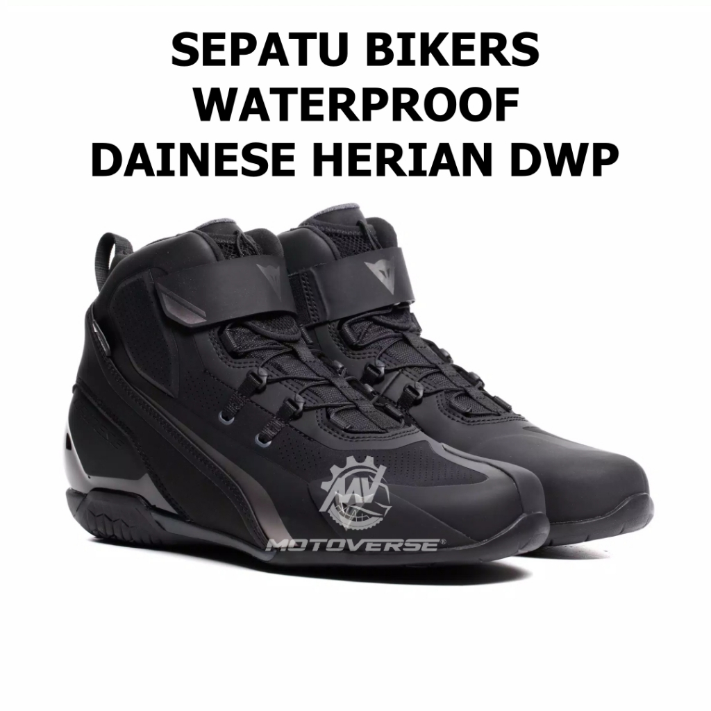 Sepatu Dainese Herian DWP WATERPROOF Shoes - Sepatu Bikers Motorcycle Riding Shoes