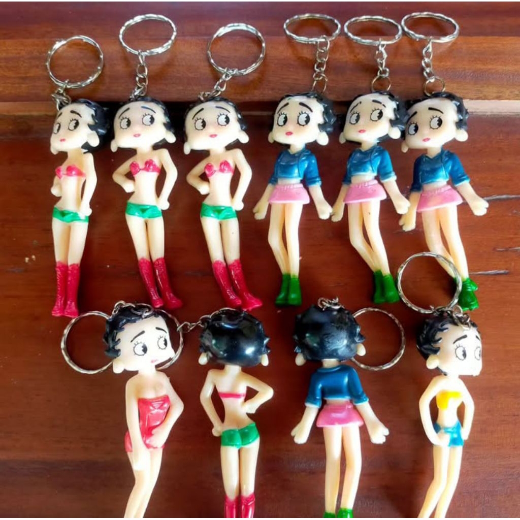 BETTY BOOP KEYCHAIN GANTUNGAN KUNCI JADUL