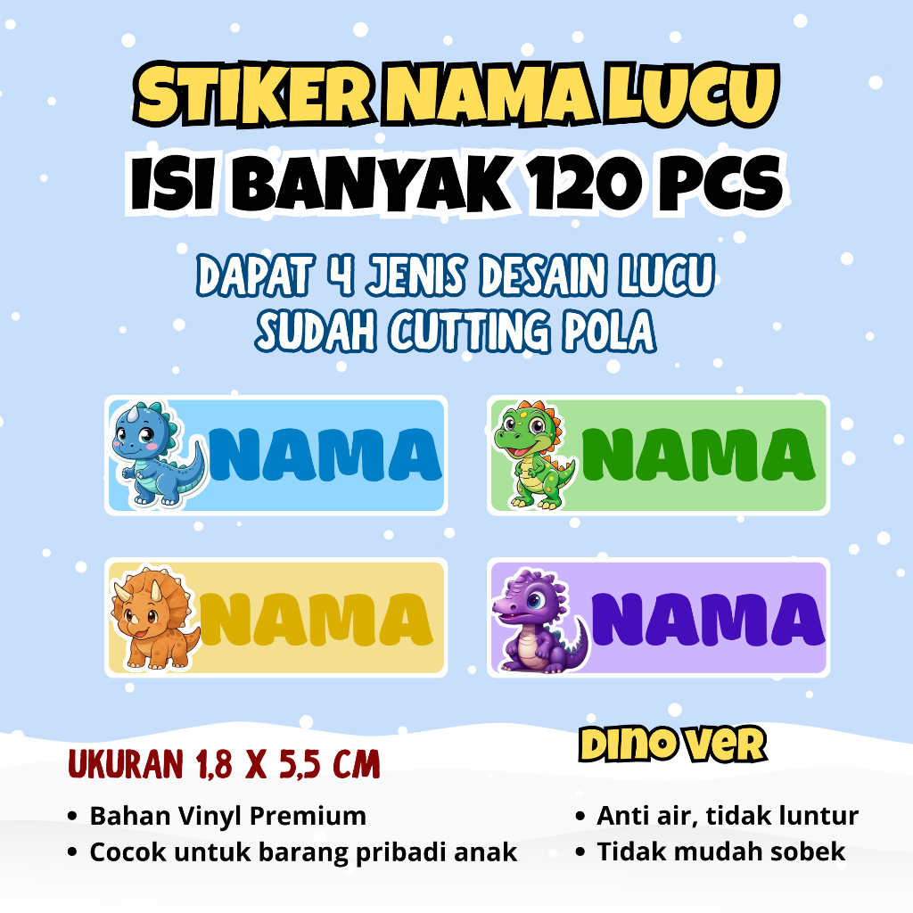 

STIKER NAMA ANAK LUCU ANAK COWOK STIKER LABEL NAMA CUSTOM NAMA GRATIS DESAIN ANTI AIR TERMURAH ISI BANYAK