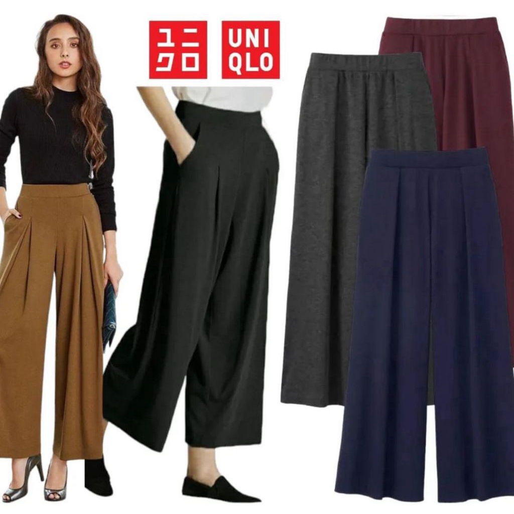 UNQ. celana kulot import#celana kulot wanita#celana kulot panjang