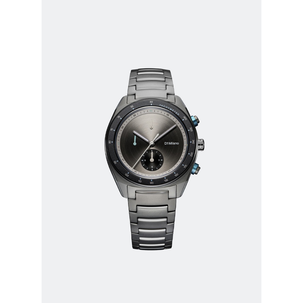 Jam Tangan D1 Milano Chronograph Bracelet Essential Black D1-CHBJ21