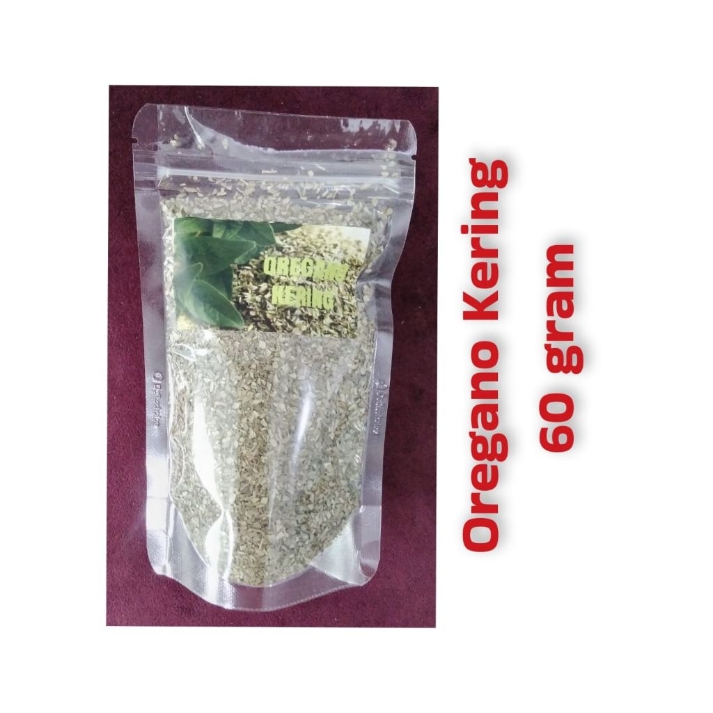 

Oregano kering 60 gram (bumbu masakan)