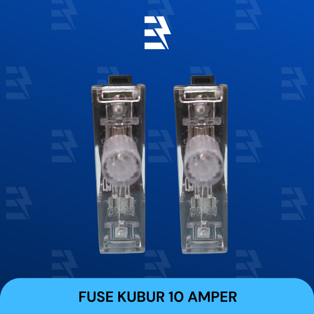 FUSE KUBUR / RUMAH SEKRING KUBUR / FUSE HOLDER 10A UNTUK PANEL LISTRIK