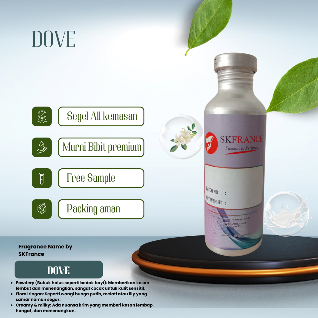 Bibit parfum DOVE's by Sk france | Segel