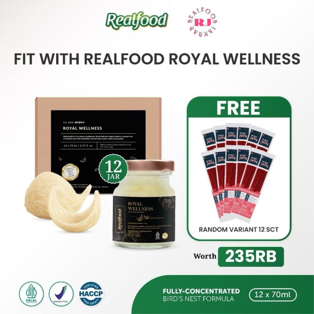 

Realfood Royal Wellness 12 Jar Minuman Sarang Burung Walet