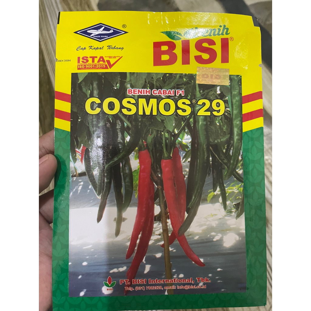 Benih Cabai Besar Hibrida F1 "Cosmos29" (KEMASAN BARU)
