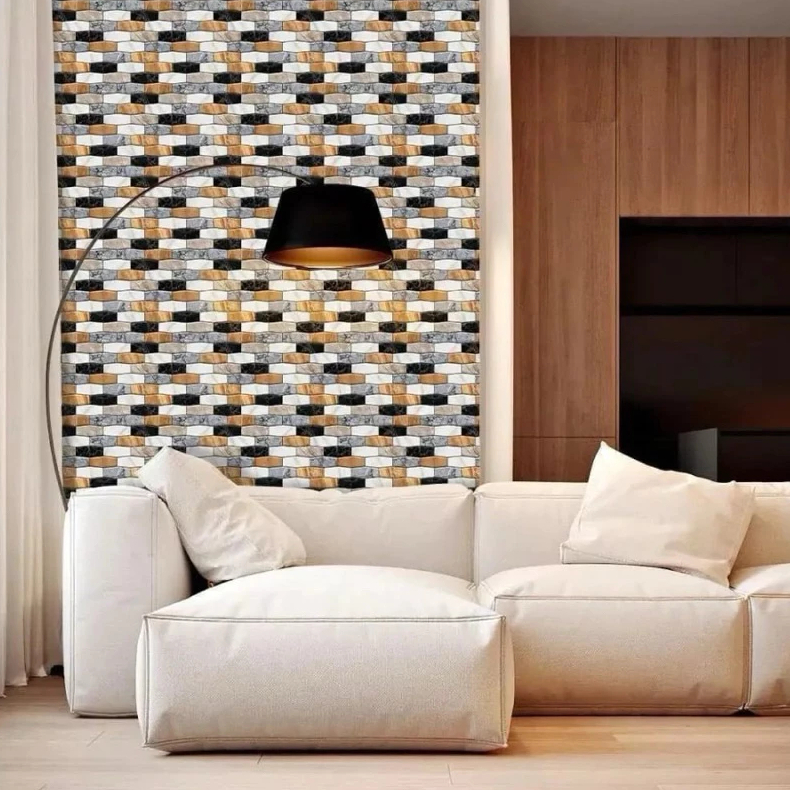 Wallpaper Dinding Keramik 3D Wallpaper Stiker Terbaru Mewah dan tebal