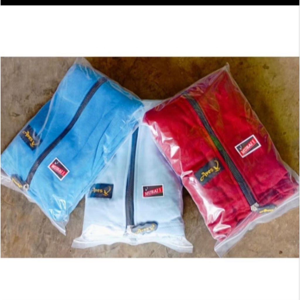 Promo.  PAKET HEMAT ( ISI 3 PCS ).kerodong murai merk Aves 1 .2 dan 3 kain kaos PE tebal dan halus r
