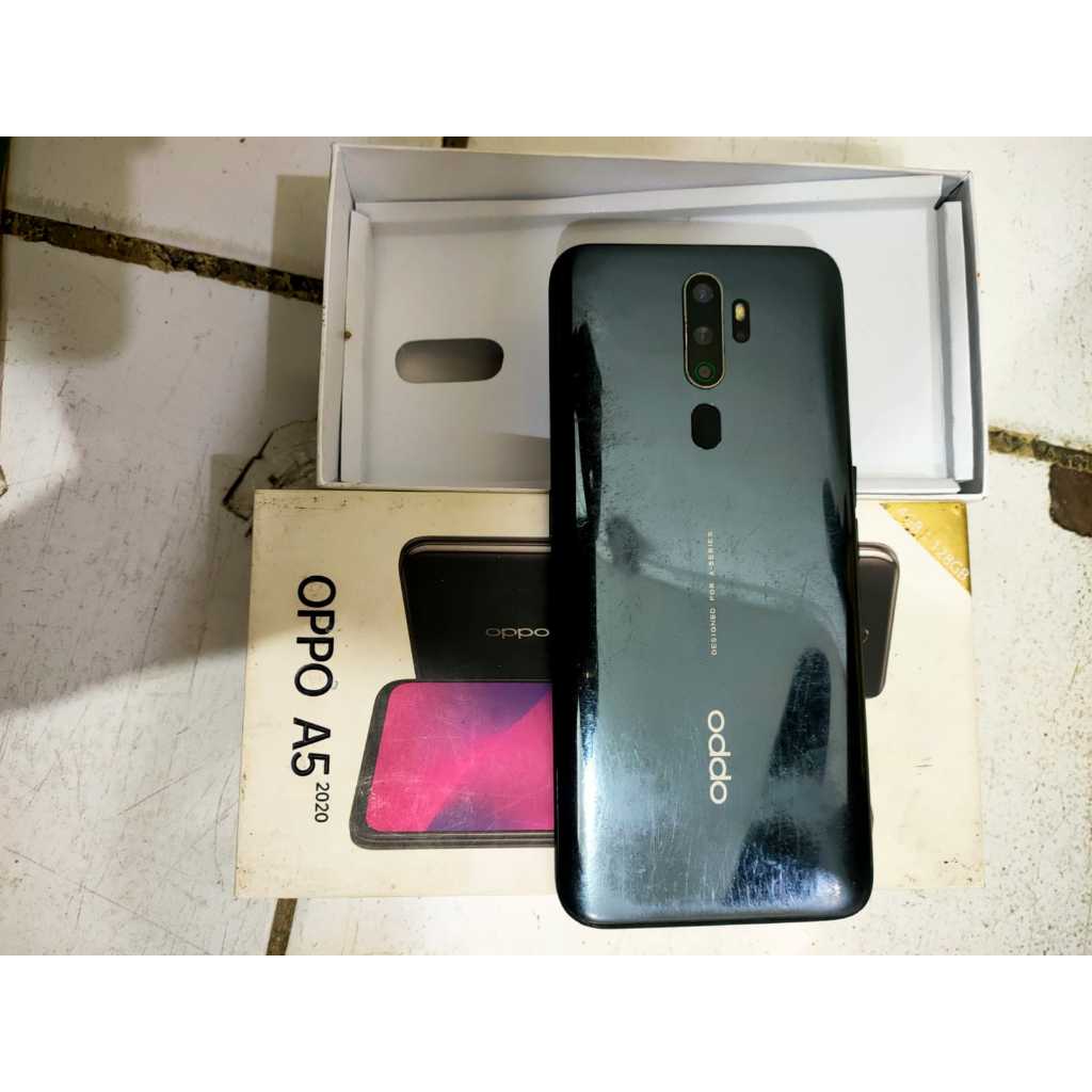 oppo A5 2020 ram 4/128gb second fullset