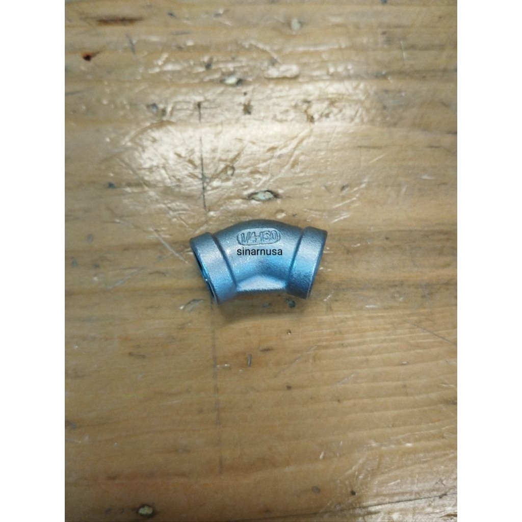 Elbow 45° Stainless 304 Drat 1/4" inchi DN 8