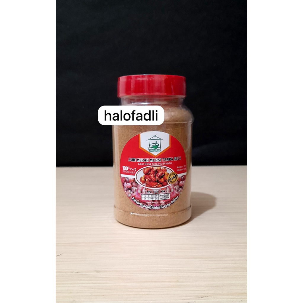 

Jahe Merah Tanpa Gula (Jahe Merah Murni Tanpa Gula Aman Untuk Penderita Diabetes)