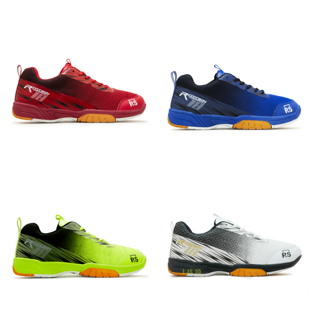 Sepatu Badminton Rosobin18 Jumbo Merah Size 44-47
