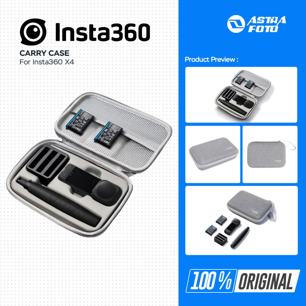 INSTA360 X4 CARRY CASE for Insta 360 X4 Pouch Hard Case GARANSI RESMI X 4 Tas Bag