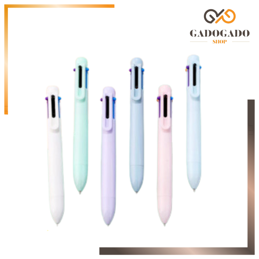 

GGS Pulpen Warna Mekanik Pastel Color / 6 In 1 Warna Pulpen Multicolor / Pulpen Warna Warni / Pulpen Sekolah Multicolor Y3438