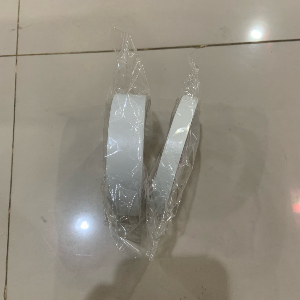

DAEGU Isolasi Bolak Balik Solasi Double Tape 12mm 24mm / ½ 1 inch Double Tape panjang 5 meter murah berkualitas