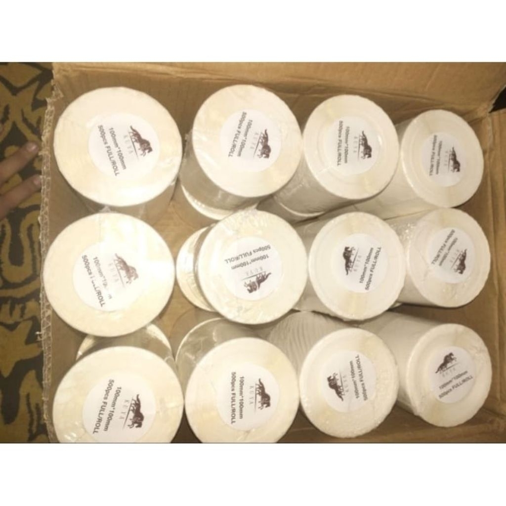 

LABEL THERMAL / STIKER THERMAL 100 X 100 ISI 500PCS