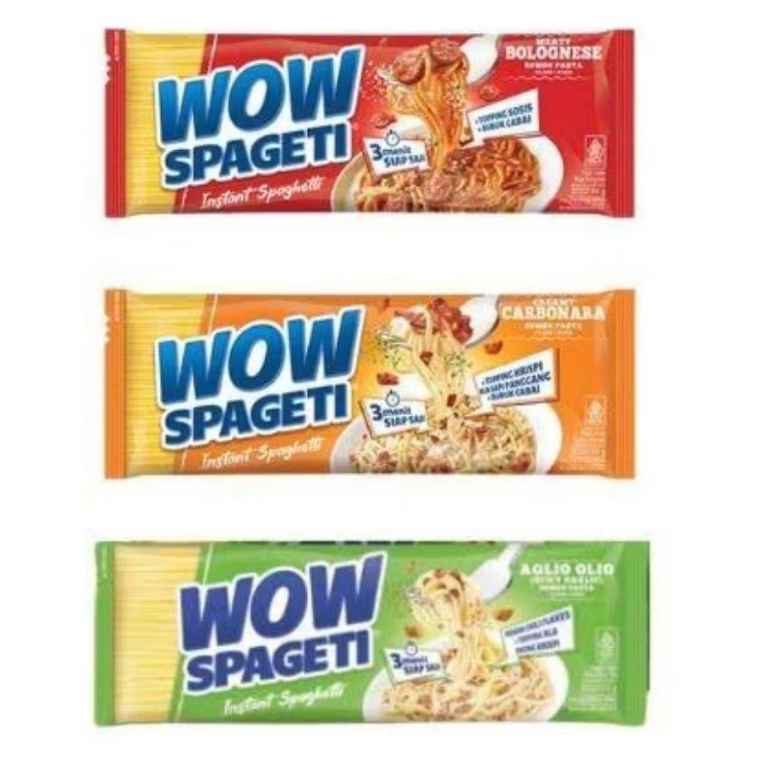 

5 PCS WOW SPAGETI INSTANT SPAGHETTI