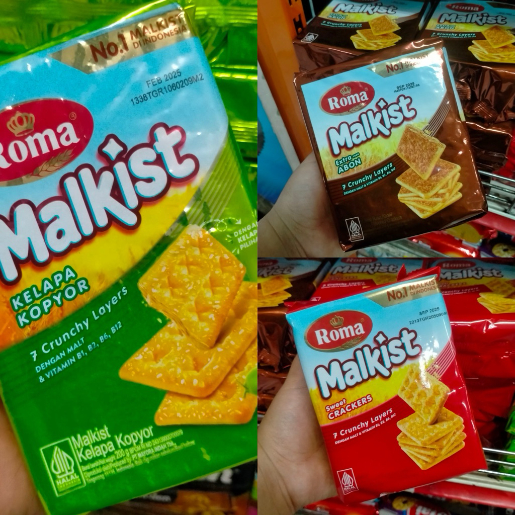 

Biskuit Roma malkist sweet crakers 200gr
