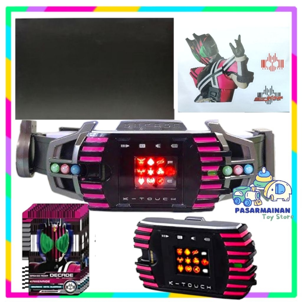 CSM Belt DX Kamen Rider DX Decade Set K- Touch Sabuk Decade Kamen Rider