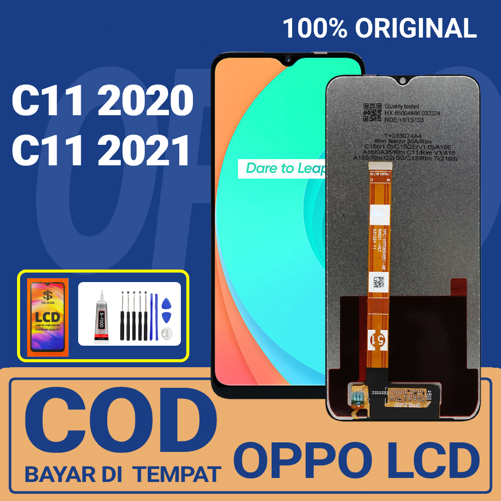 LCD REALME C11 / C11 2021 ORIGINAL 100% FULLSET ASLI TOUCHSCREEN lcd realme c11 LAYAR ORI