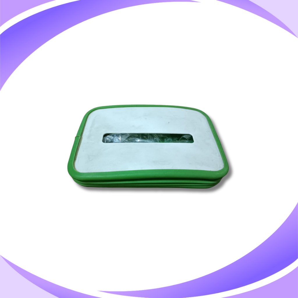 Tempat Penyimpanan Kantong Kresek / Plastik Lipat / Tisu- Warna Hijau