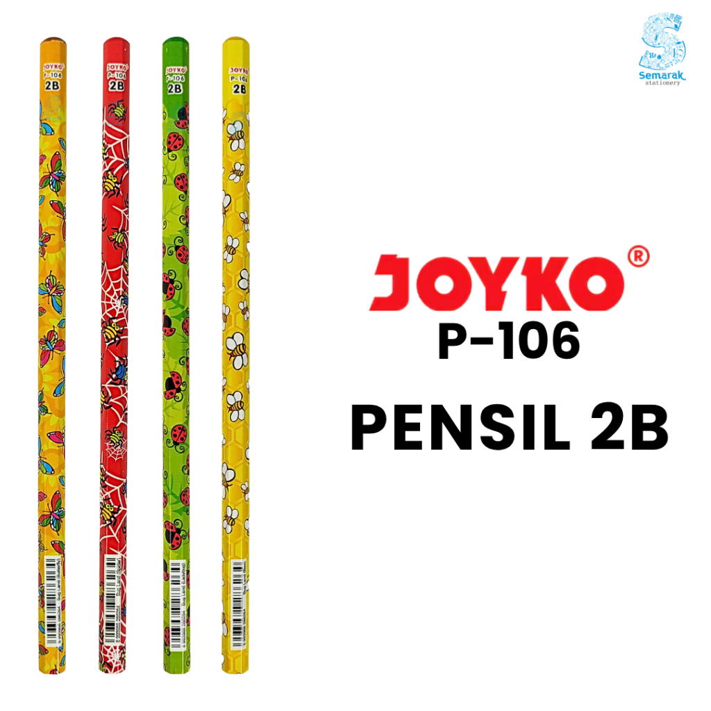 

Joyko P-106 pensil Motif Hewan Pensil For Computer 2B - Random [1 Pcs]