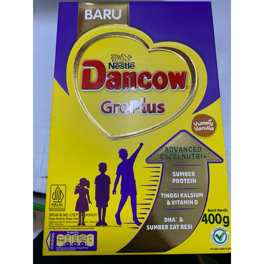 

Dancow groplus 400gr susu pertumbuhan