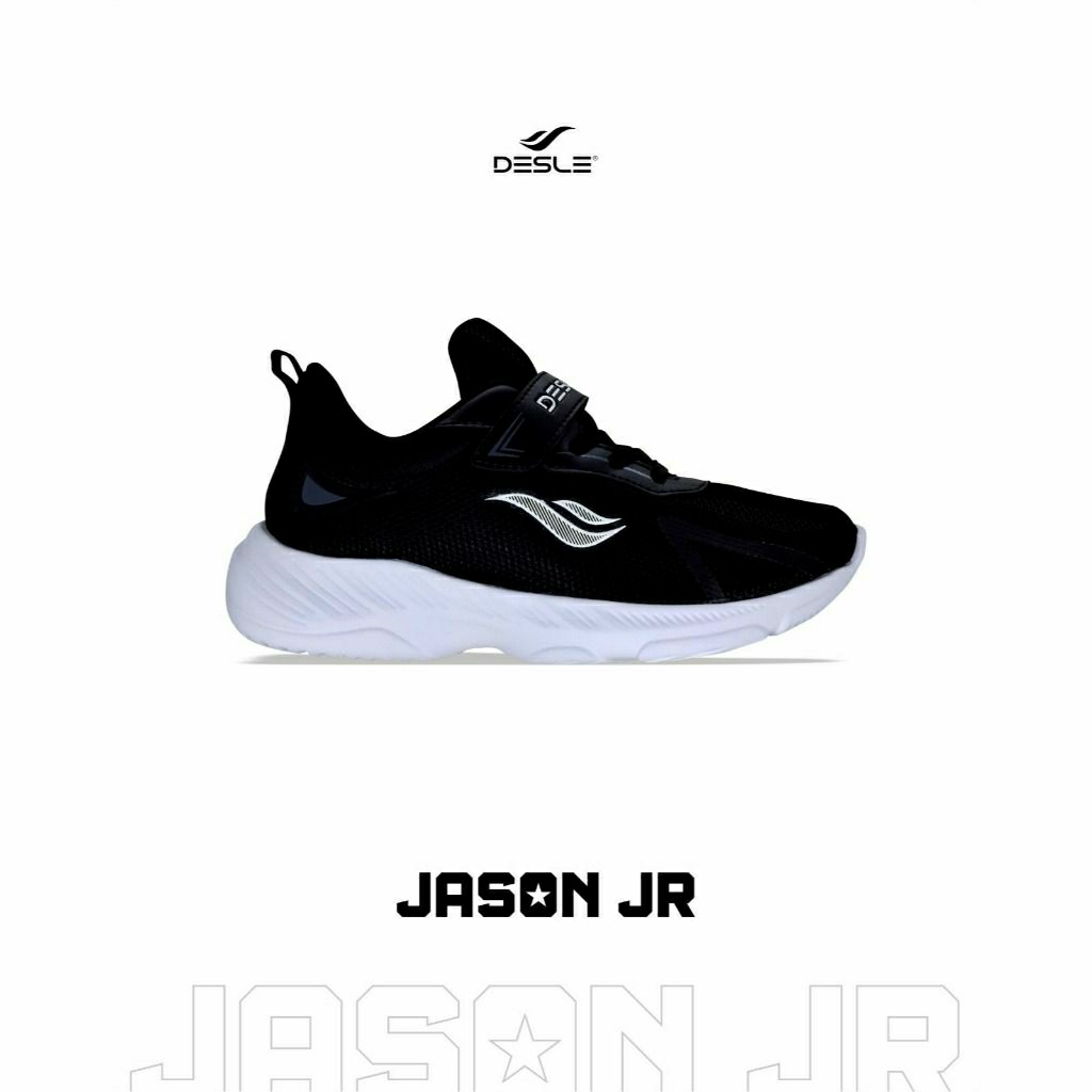 ISM - Desle/Jason Jr - Sepatu Sneakers Anak Laki-laki Perempuan - Sepatu Sekolah Ringan Simple