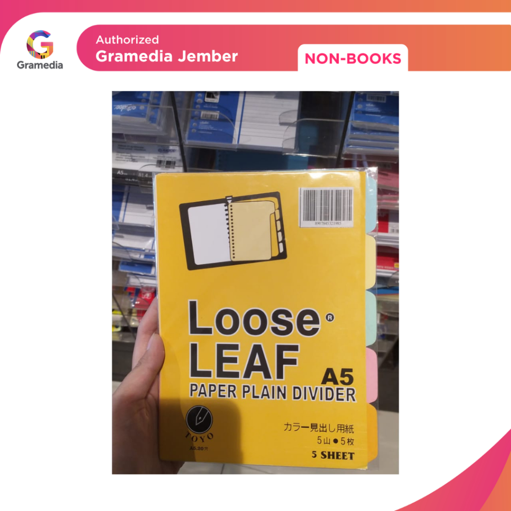 

TOYO INDEX SHEET A5-05C TIPIS - Gramedia Jember