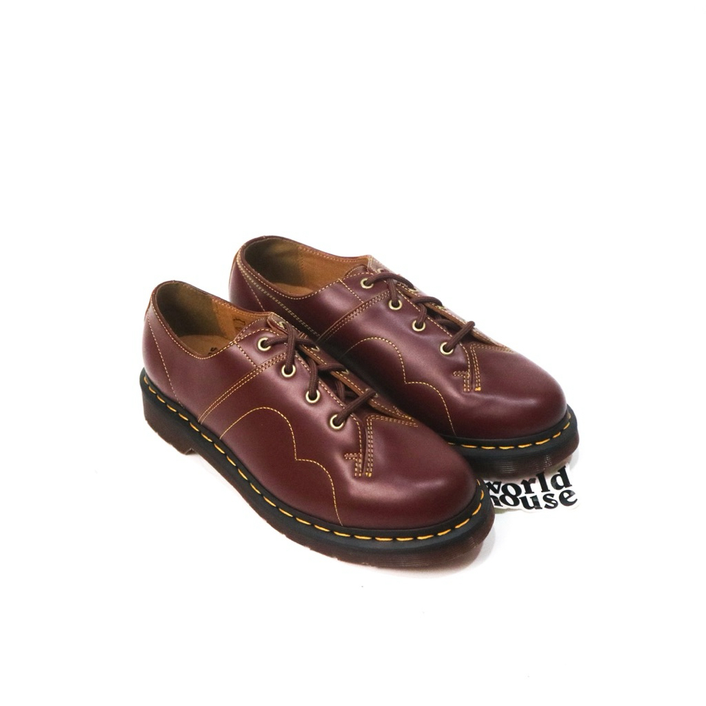 Dr Martens CHURCH Shoe Oxblood Vintage Smooth 4 Hole rare item docmart monkey boots