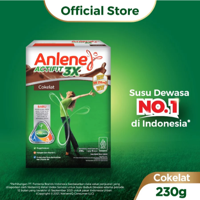 

Anlene Actifit Coklat 230 gr